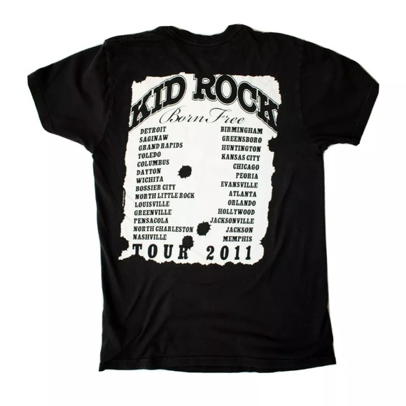 2011 Kid Rock Born Free Concert Tour w/ Dates - Picture 6 of 9